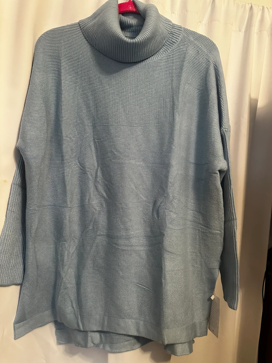 LILLUSORY Turtleneck Sweater Blue Size M - photo 2