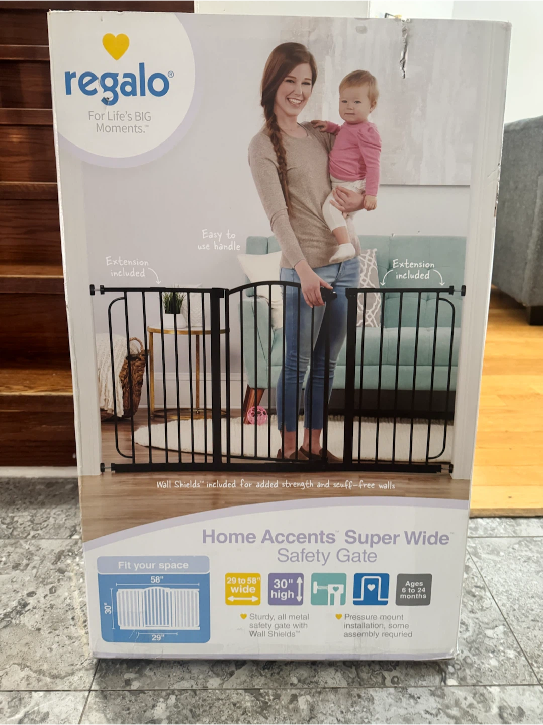 Regalo Home Accents Super Wide Safety Gate