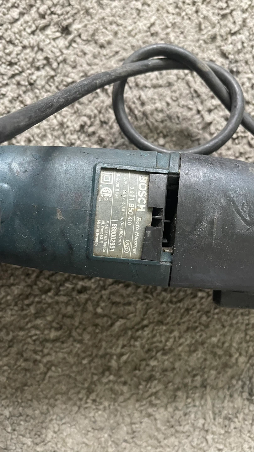 Bosch Bulldog Roto-Hammer Drill - photo 4