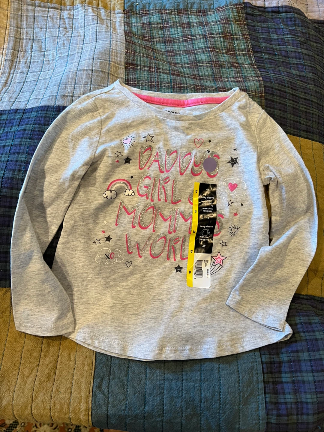 George Kids Long Sleeve Shirt