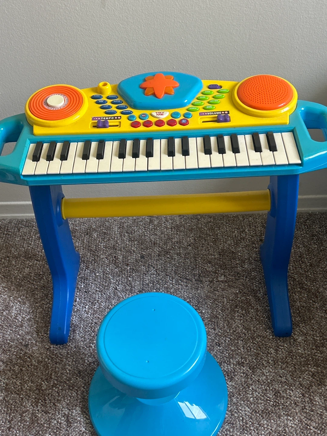Kids Musical Keyboard with Stool