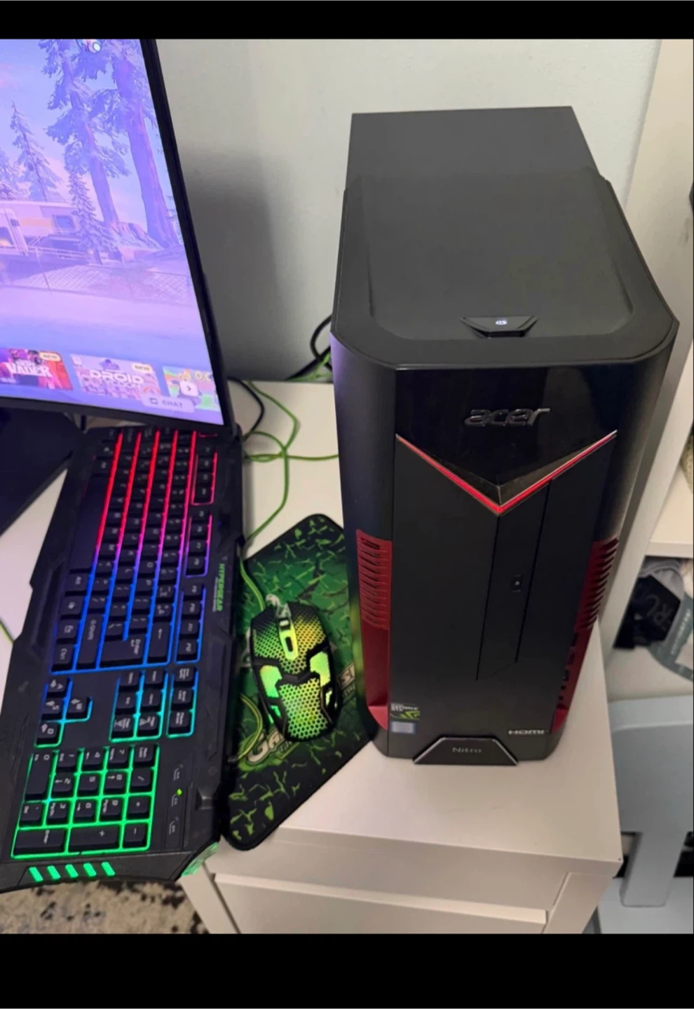 Acer Nitro Gaming Desktop PC Set