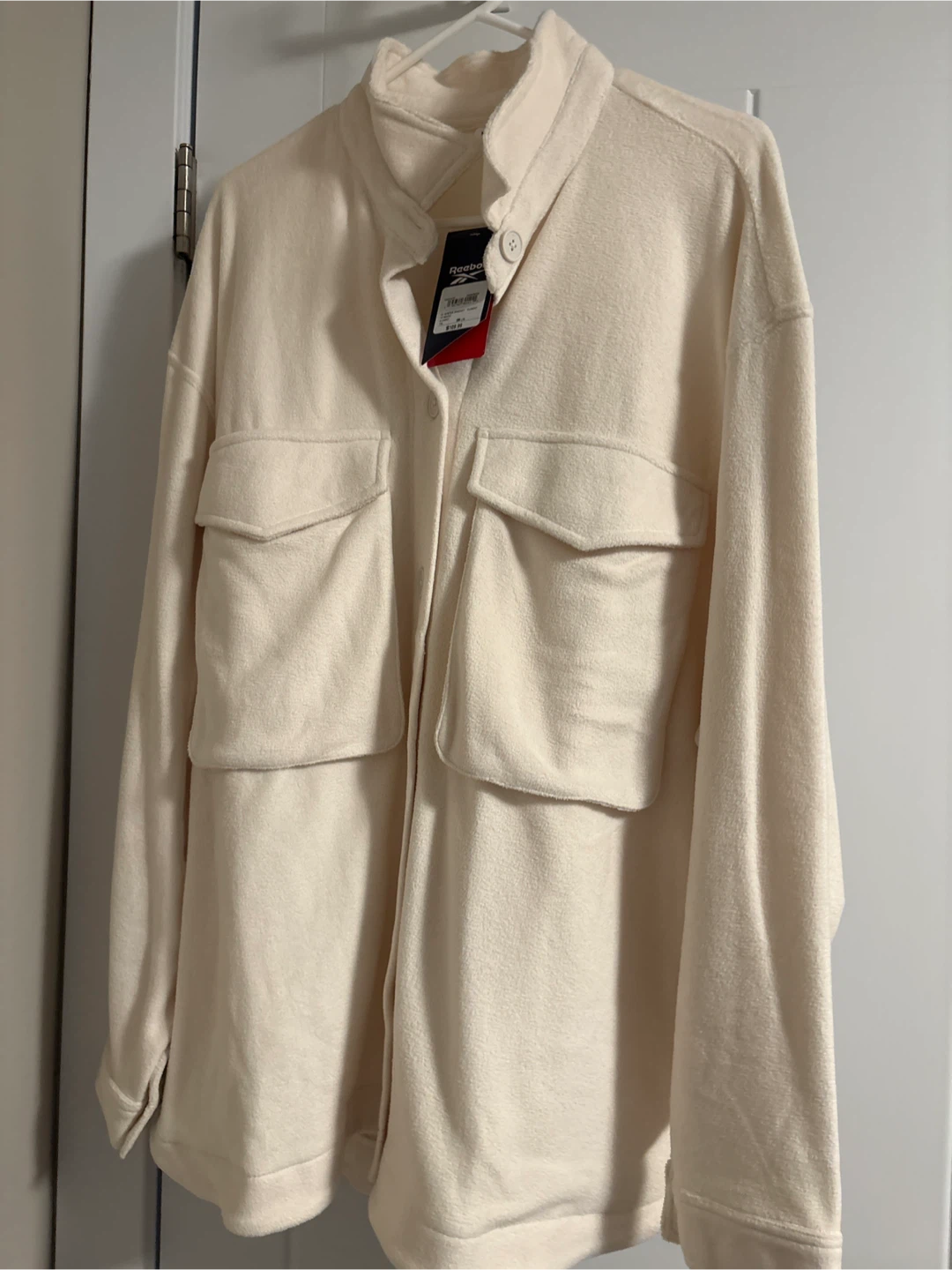 New Reebok Women's CL Winter Shacket White