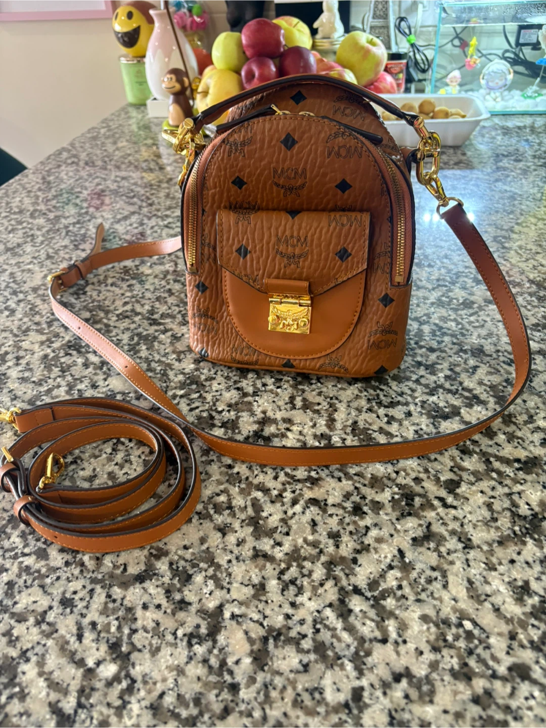 MCM Visetos Mini Backpack - photo 2