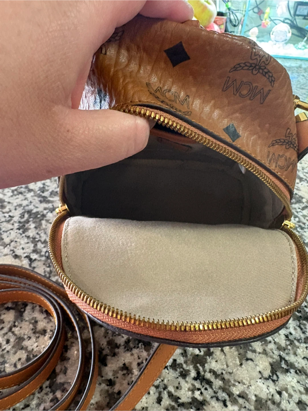 MCM Visetos Mini Backpack - photo 4