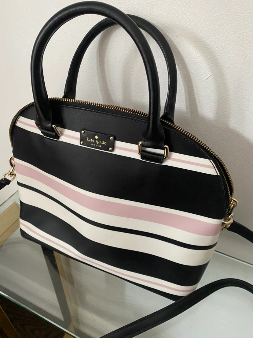 Kate Spade Striped Dome Satchel - photo 2