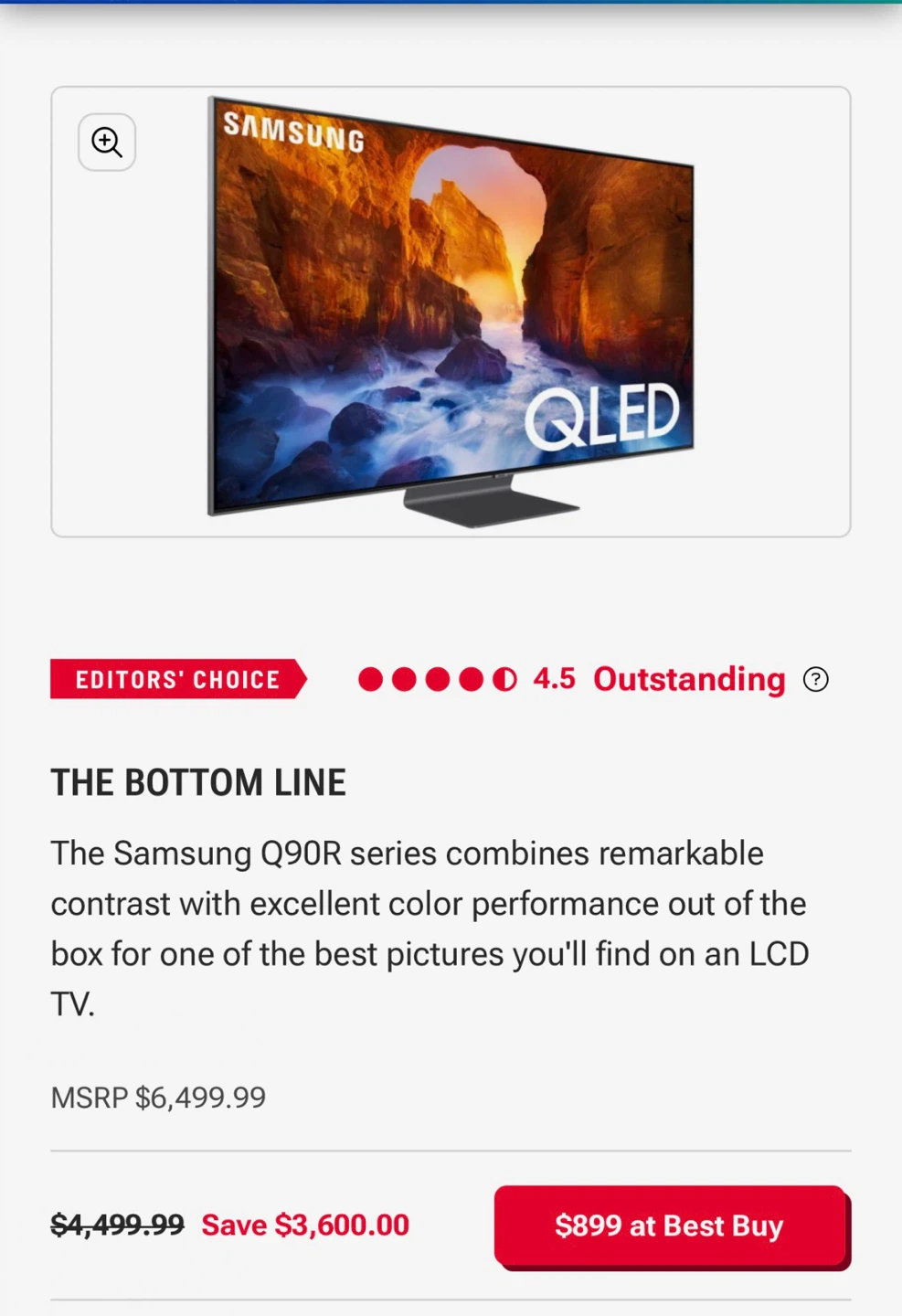 Samsung 82 inch Q90R QLED 4K Smart TV - photo 5