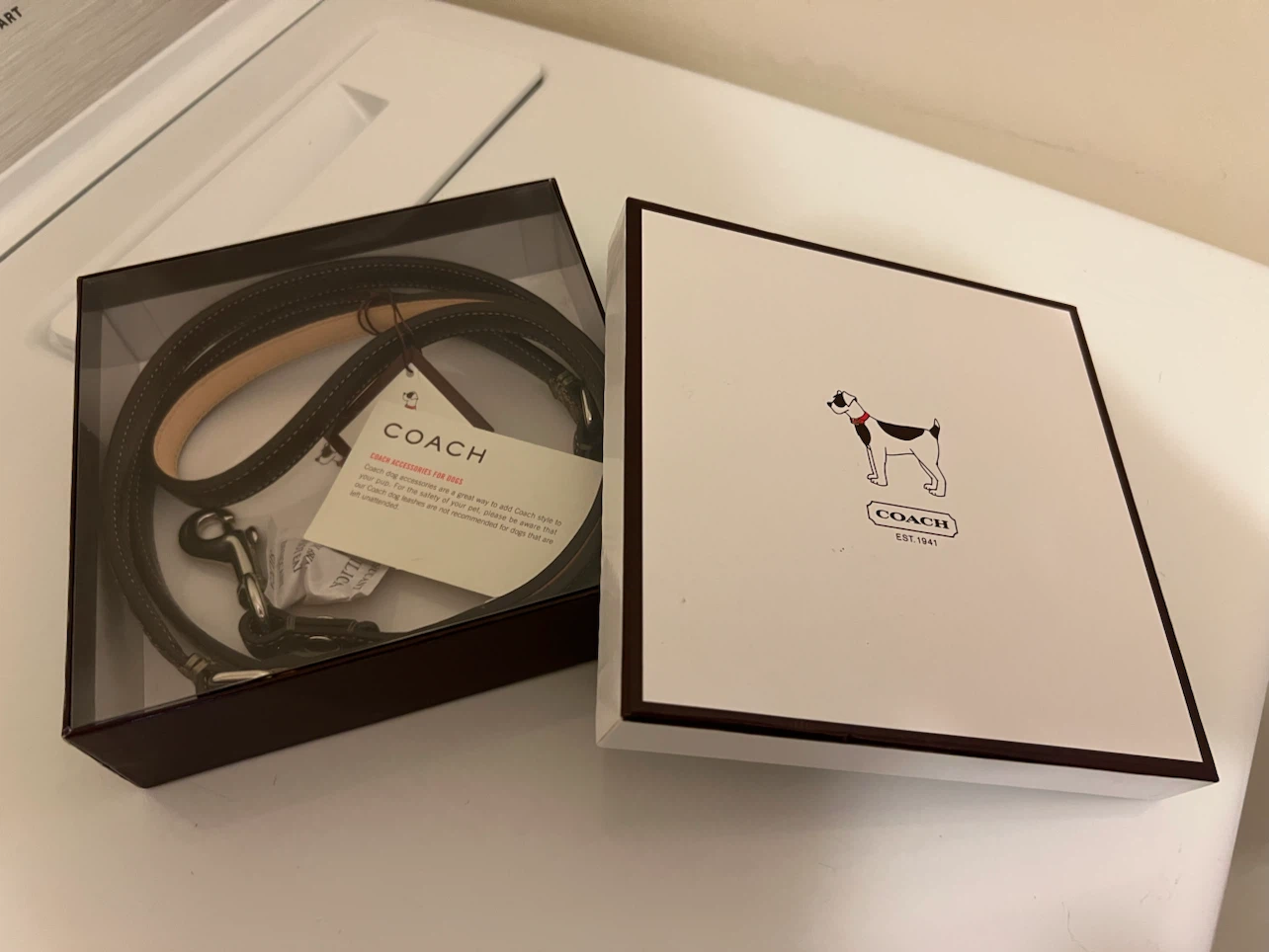 Coach Dog Leash with Original Box - photo 2