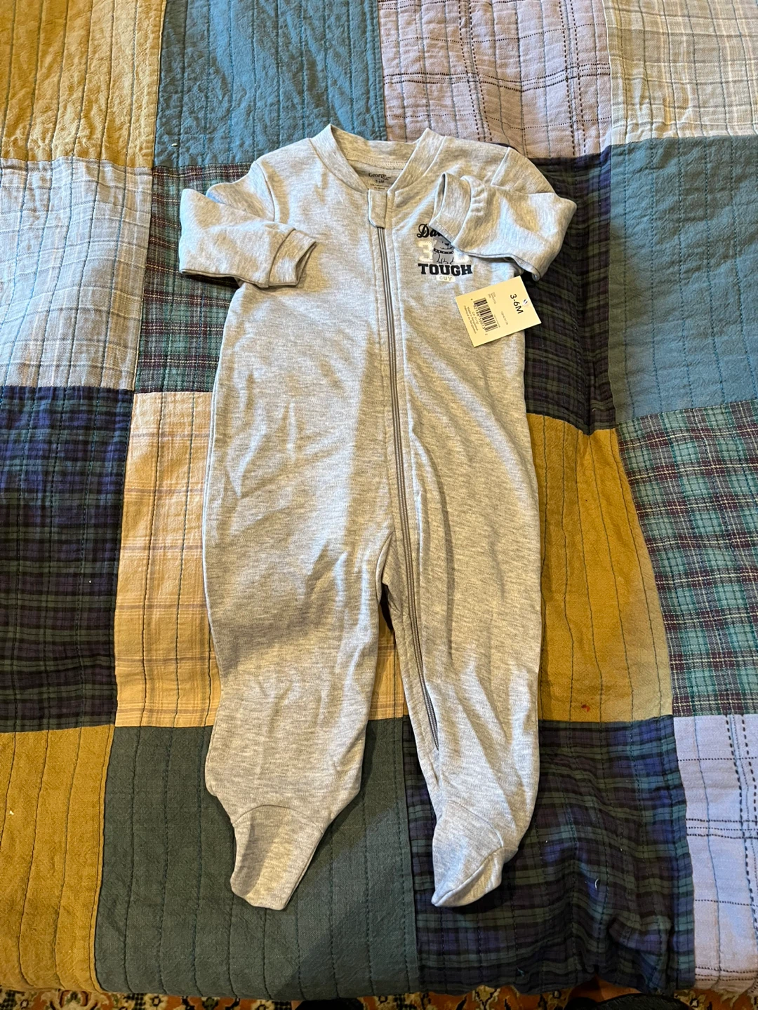 George Baby Footed Sleeper 3-6M