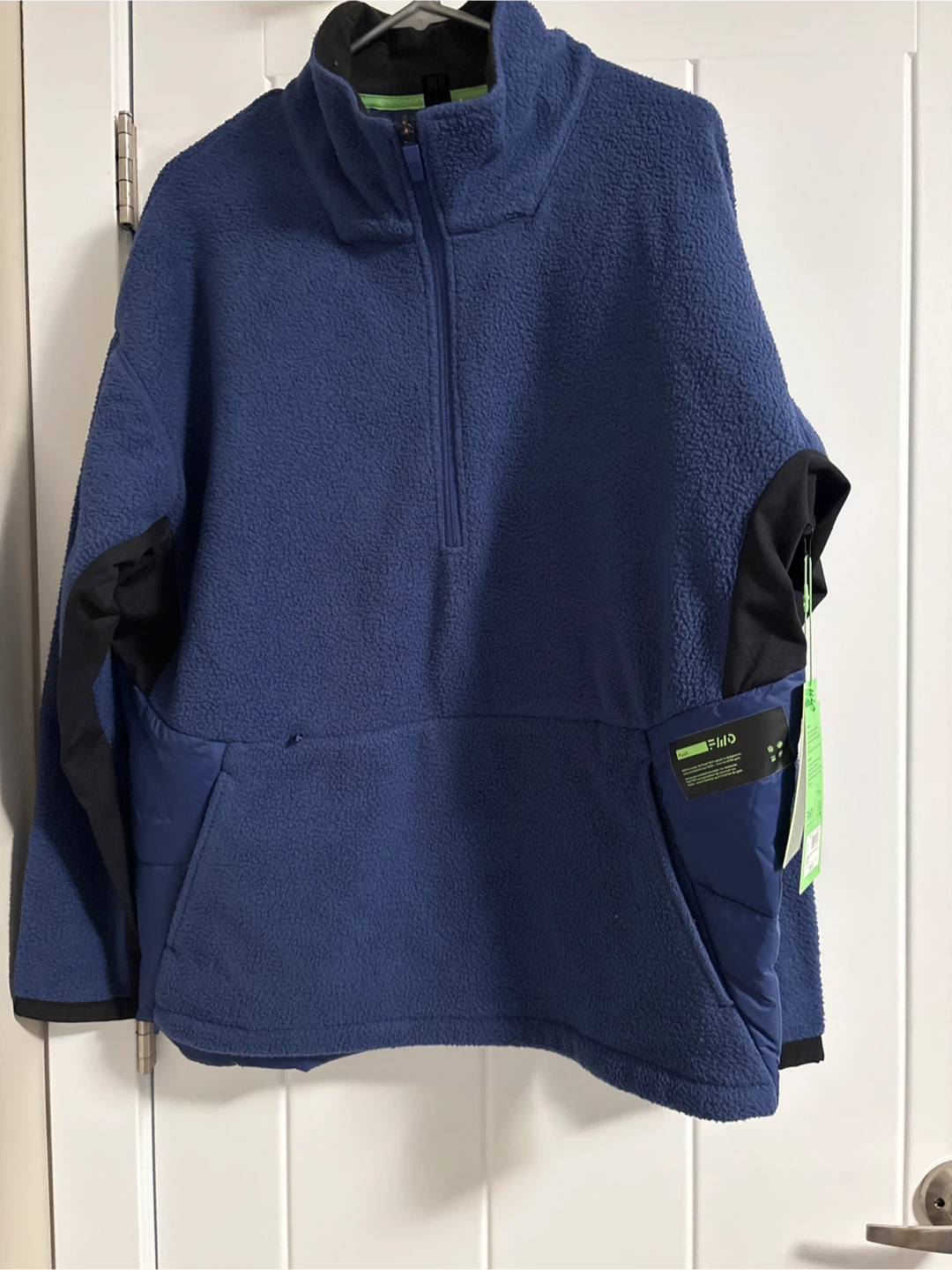 New FWD Push Sherpa Hybrid 1/4 Zip Jacket