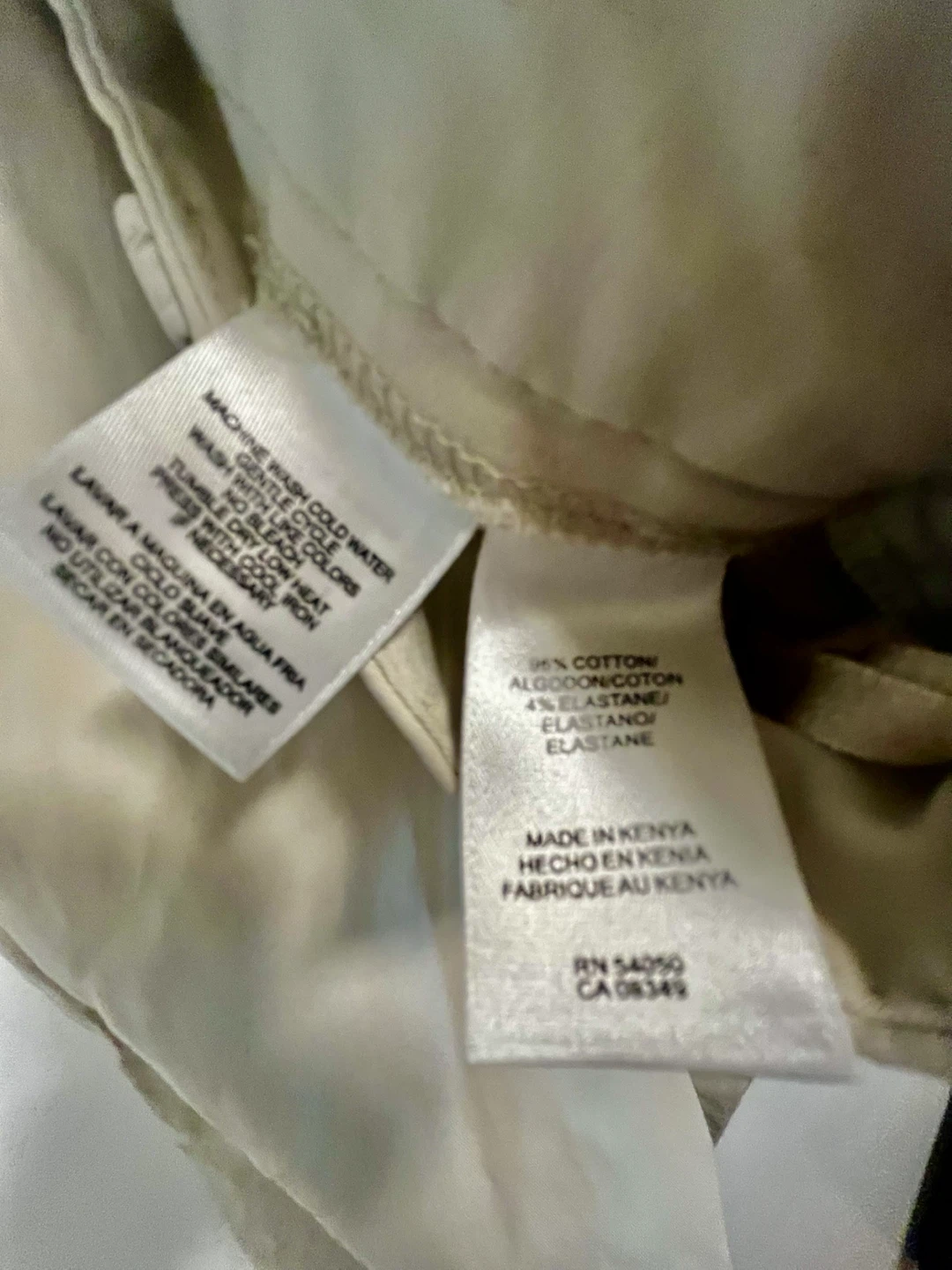 Jones New York Signature Tan Stretch Pants Size 14 - photo 3