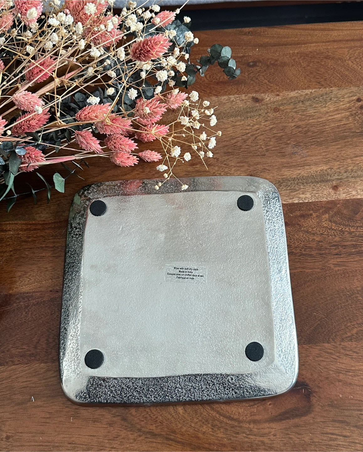 Square Metal Decorative Tray - New - $10 - photo 2