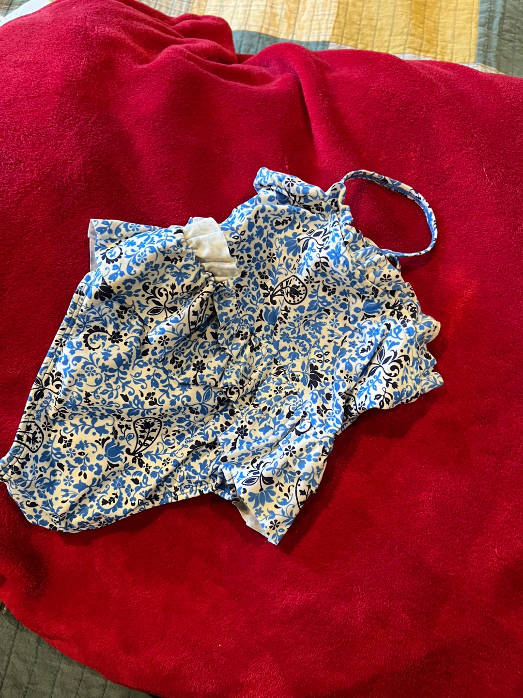 Circo Toddler Swimsuit Blue Floral 2T - photo 3