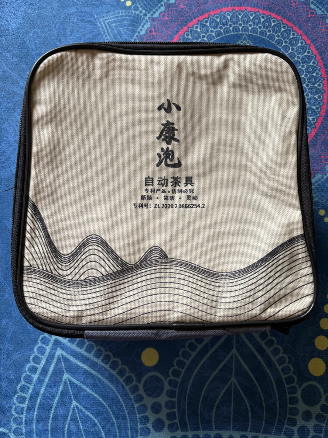 Portable Ceramic Tea Set with Carrying Case
