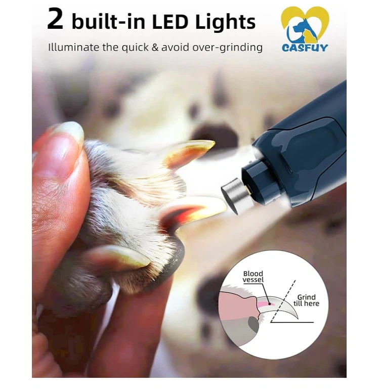 Casfuy 6-Speed Pet Nail Grinder - photo 4