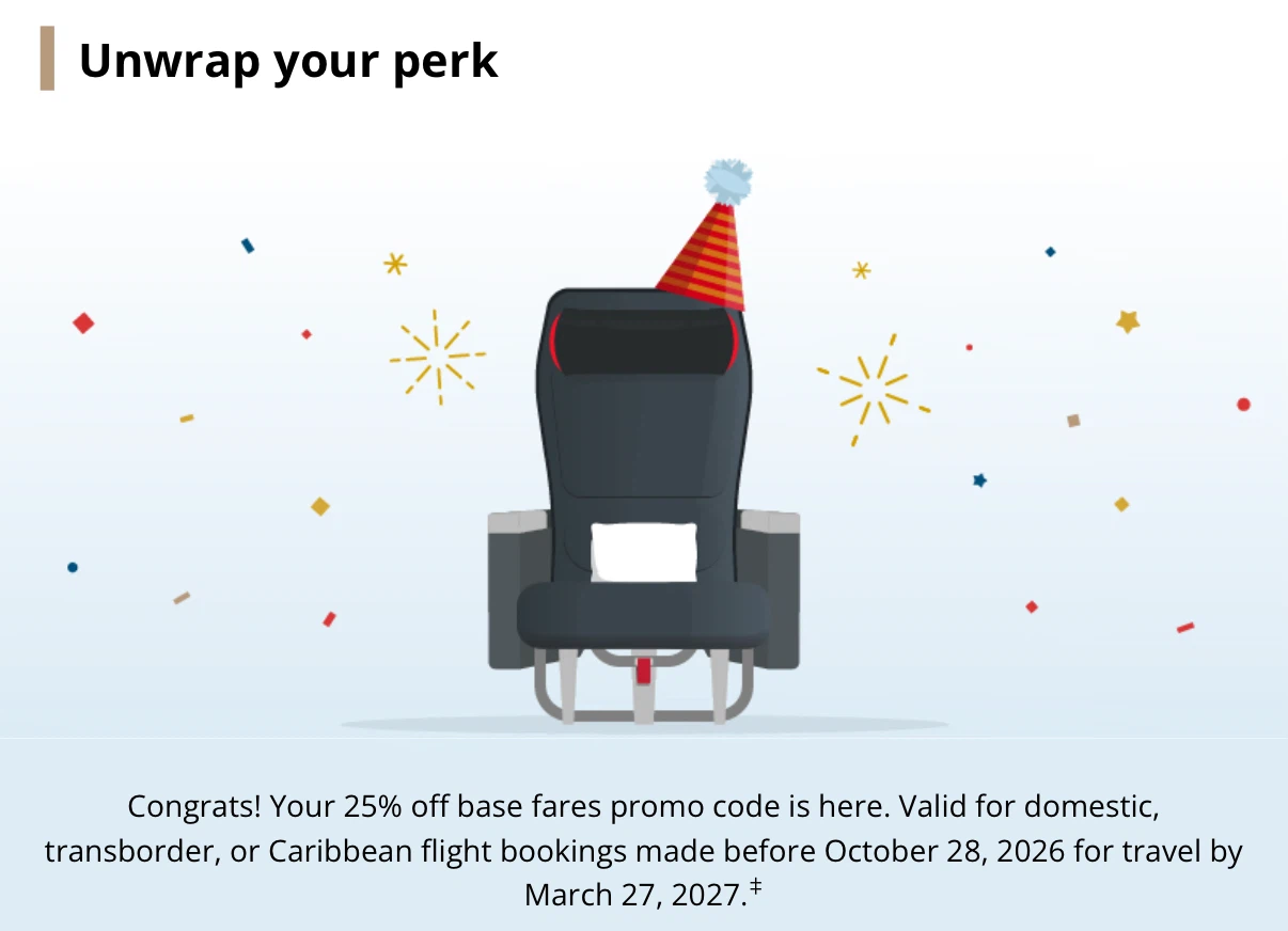 Air Canada 25% Off Promo Code