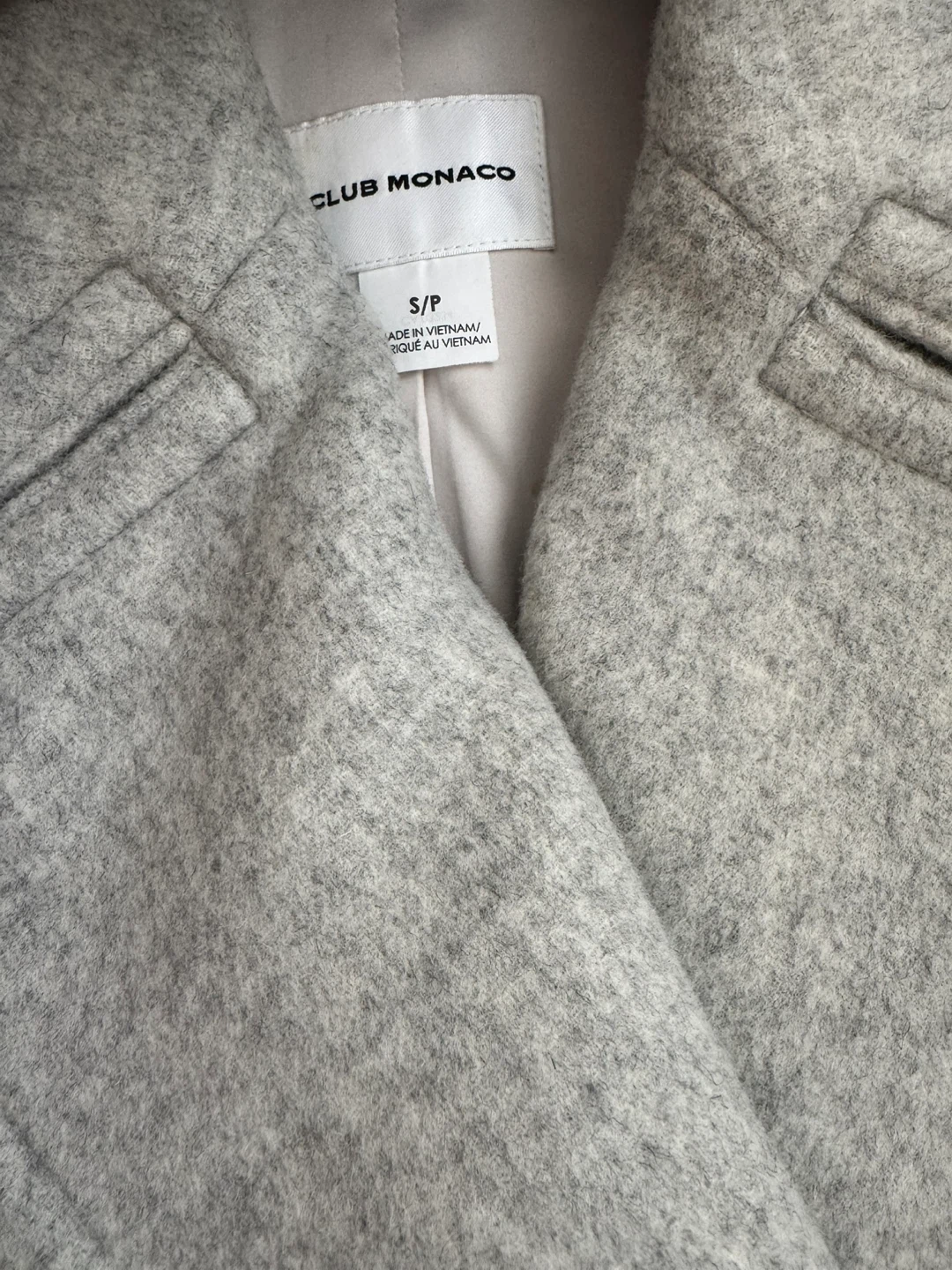 Club Monaco Grey Wool Blend Coat - photo 2