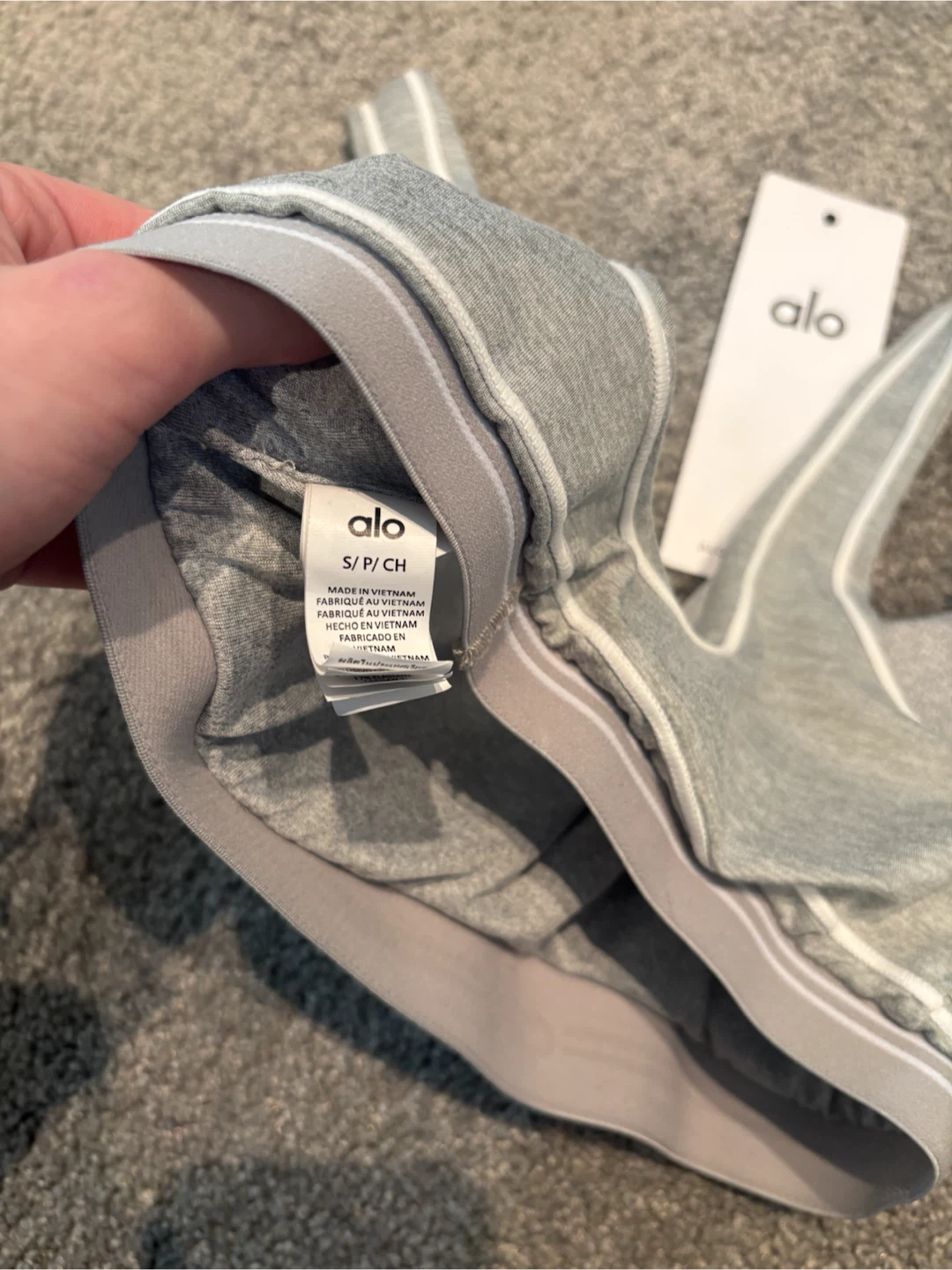 Grey Alo matching set, size Small - photo 2