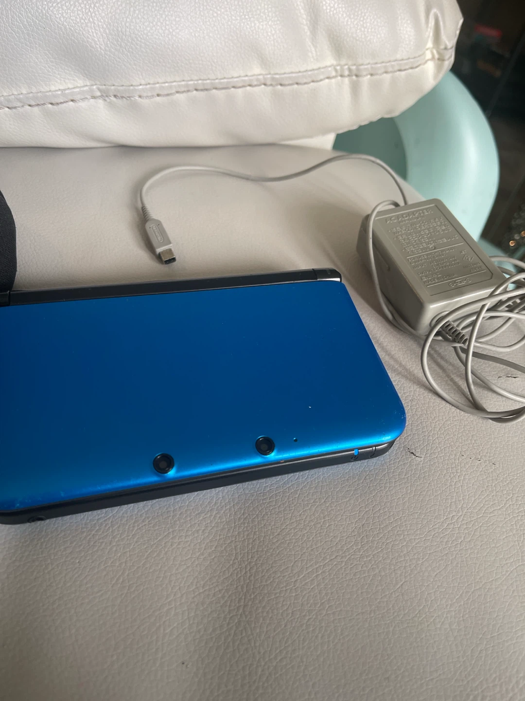Nintendo 3DS LL Blue Handheld Console - photo 2