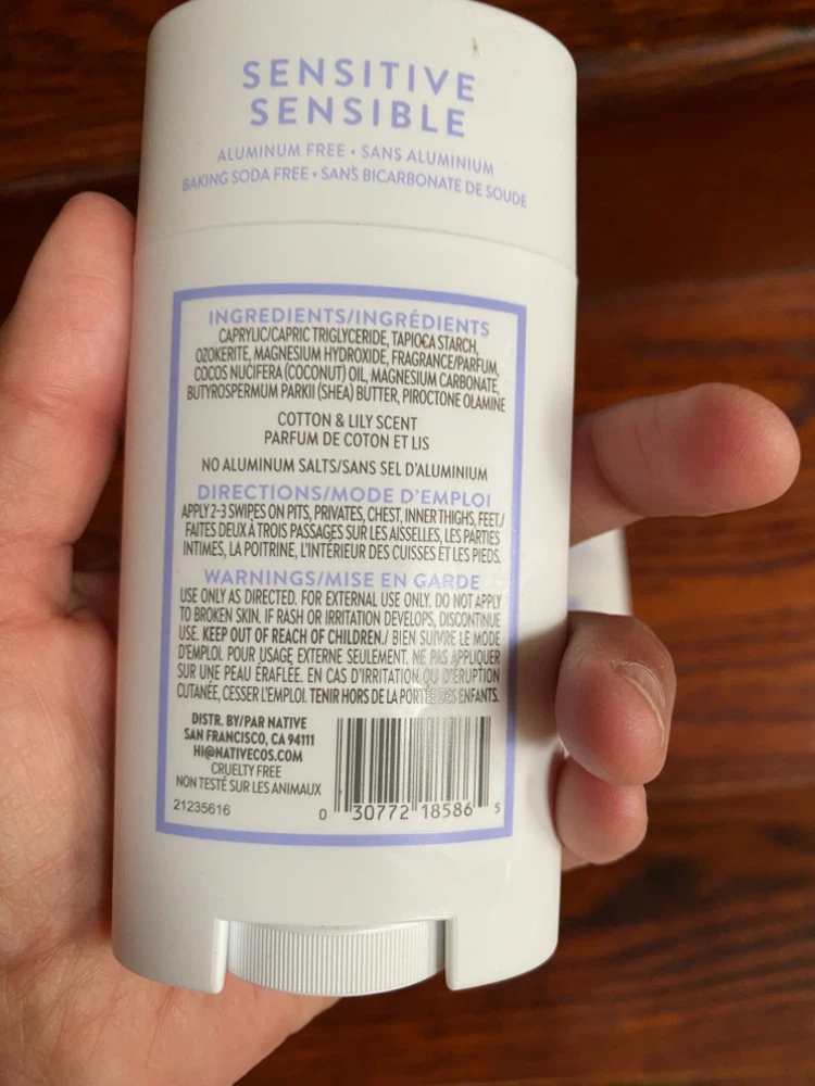 3 Native Whole Body Deodorant Cotton & Lily - photo 2