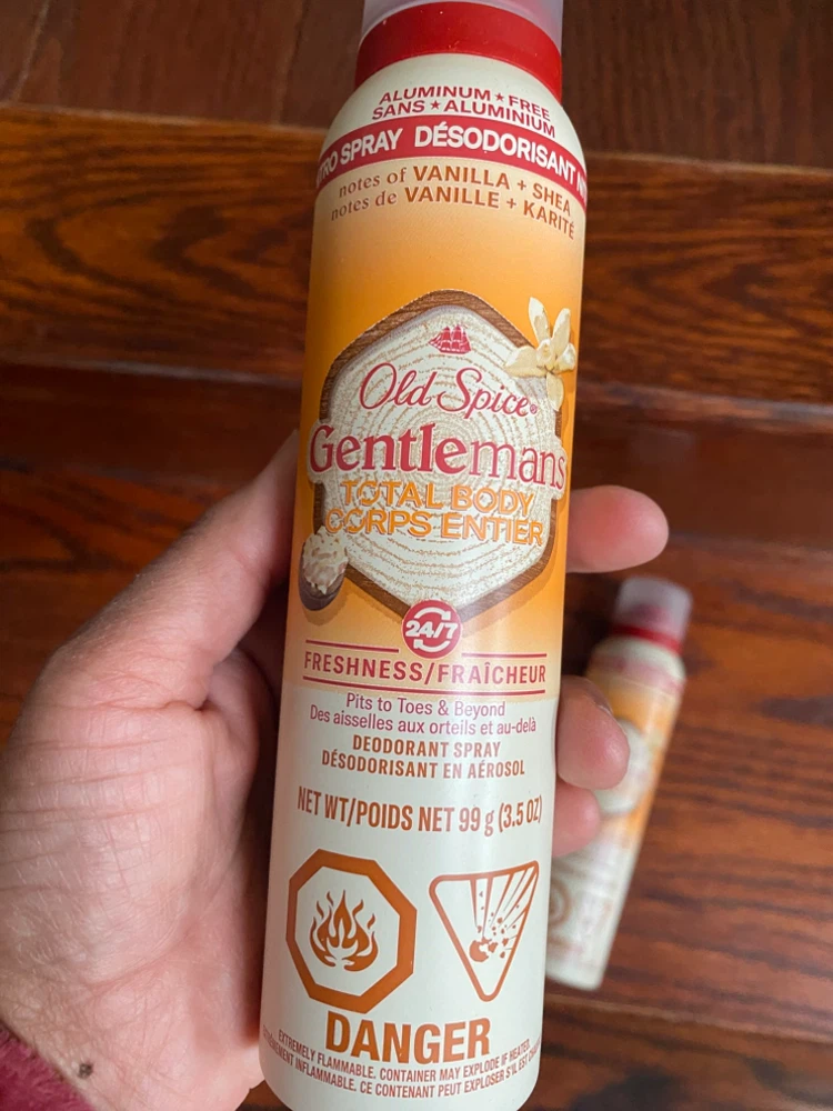 3 Old Spice Gentleman's Total Body Deodorant Sprays - photo 2