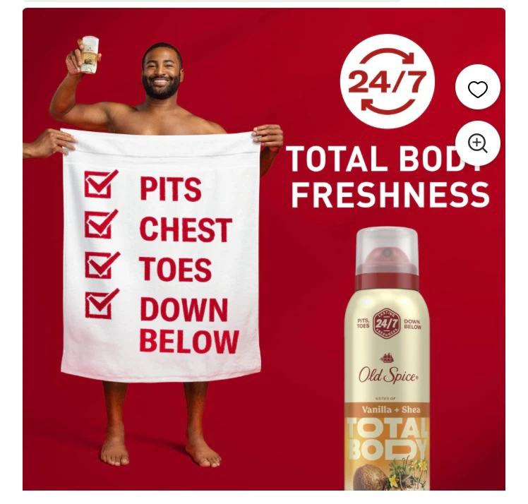3 Old Spice Gentleman's Total Body Deodorant Sprays - photo 4