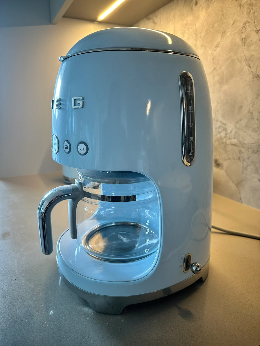 Smeg Drip Coffee Maker - Pastel Blue