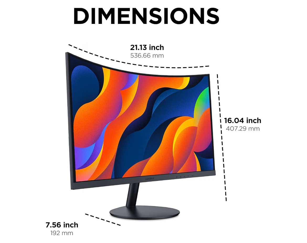 24-Inch Curved Computer Monitor - photo 5