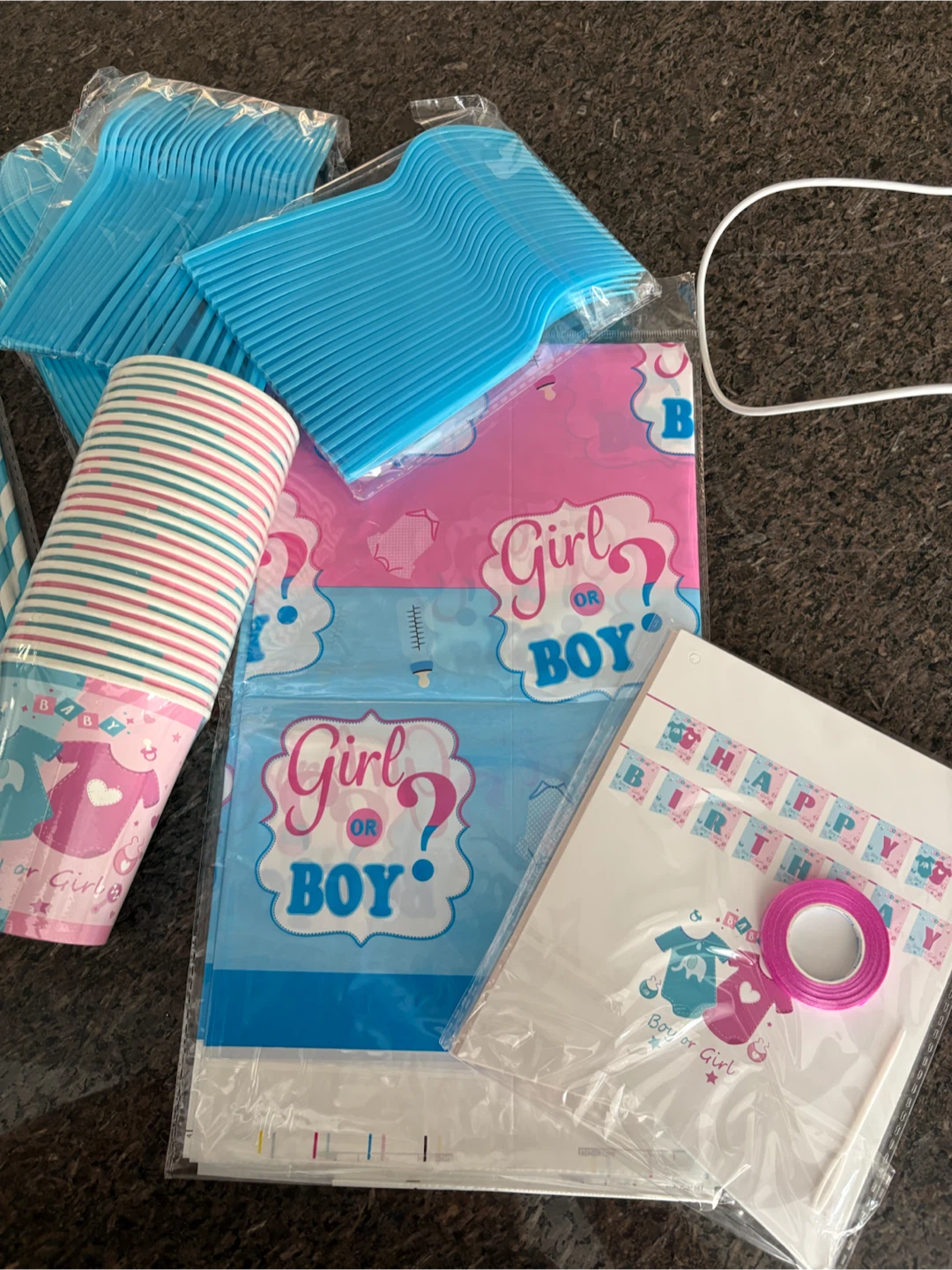 202 Pc Gender Reveal Party Kit - photo 3