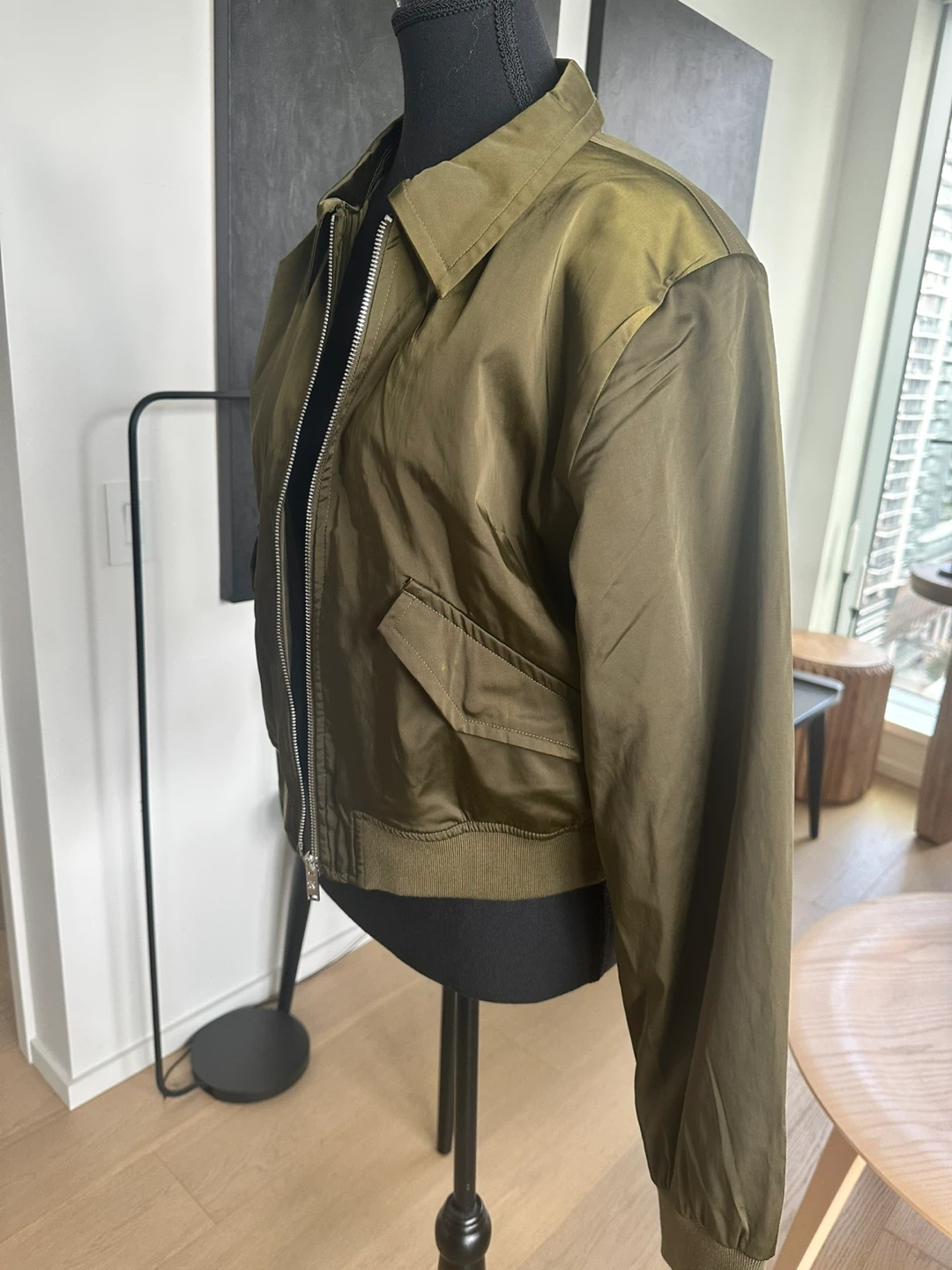 DKNY Olive Bomber Jacket - photo 2