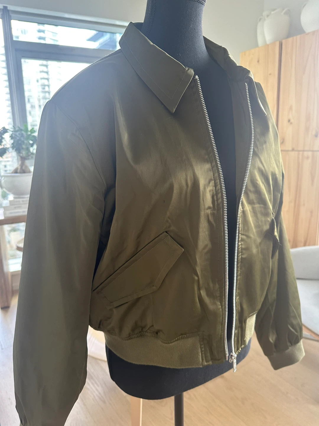 DKNY Olive Bomber Jacket - photo 3
