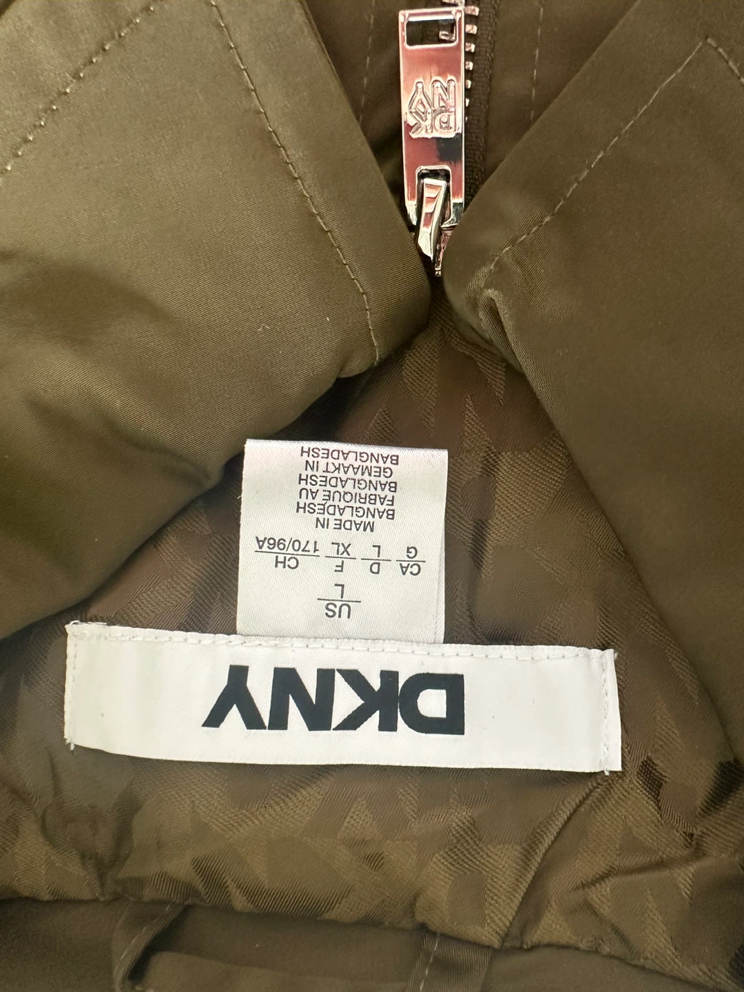 DKNY Olive Bomber Jacket - photo 4