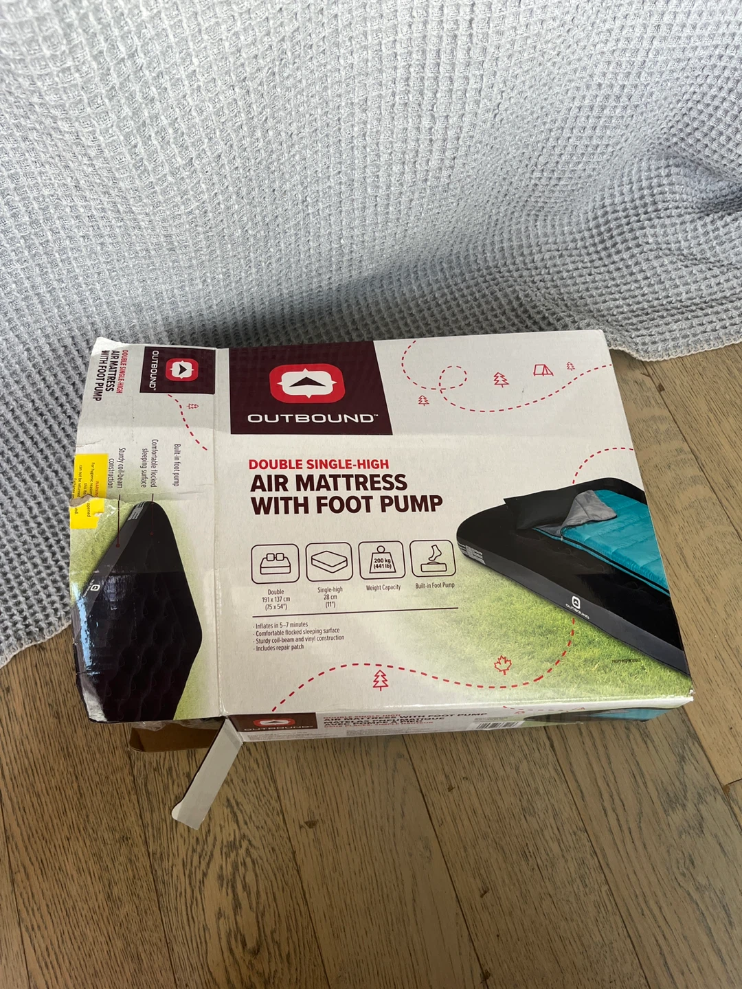 Air Mattress with Foot Pump
