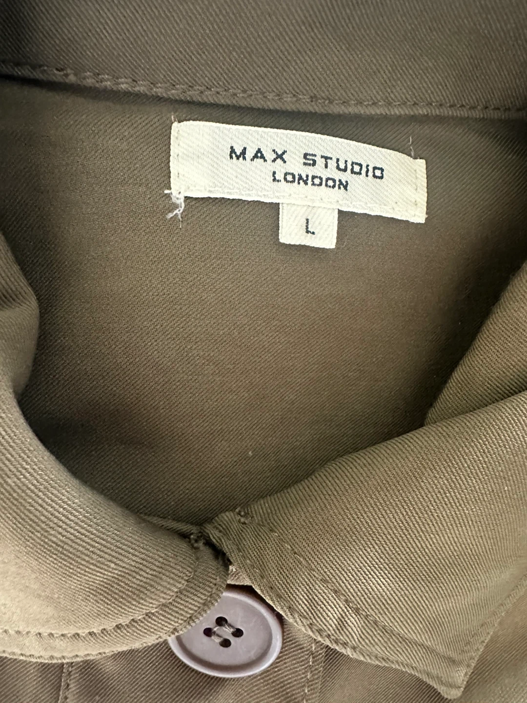 Max Studio London Olive Green Utility Jacket - photo 4