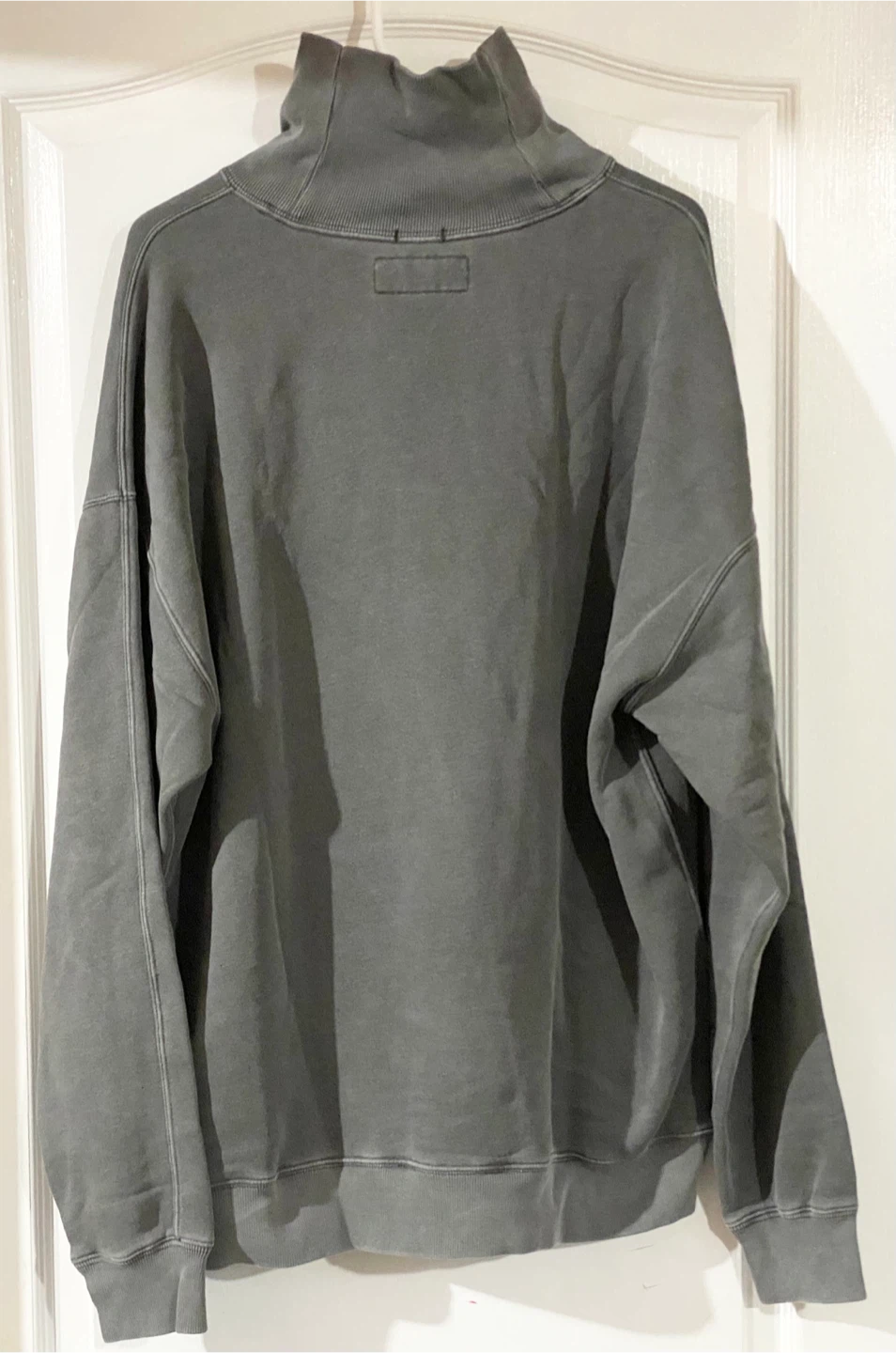 Abercrombie & Fitch Grey Mock Neck Sweater Size L - photo 5