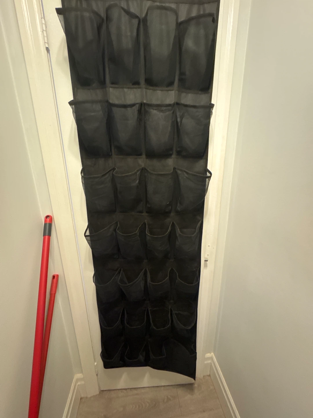 Over-the-door shoe organizer