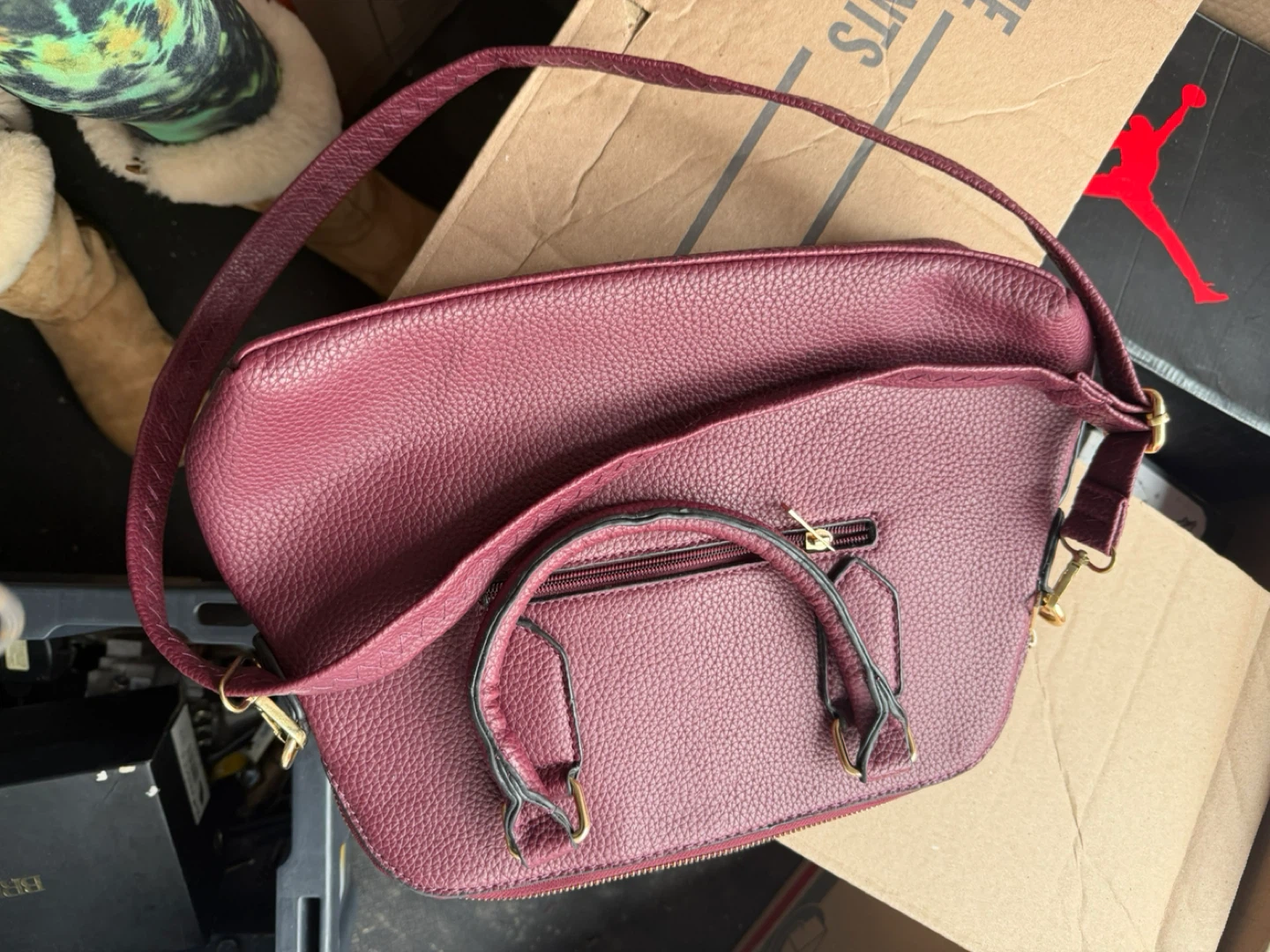Odell New York Burgundy Handbag - photo 2