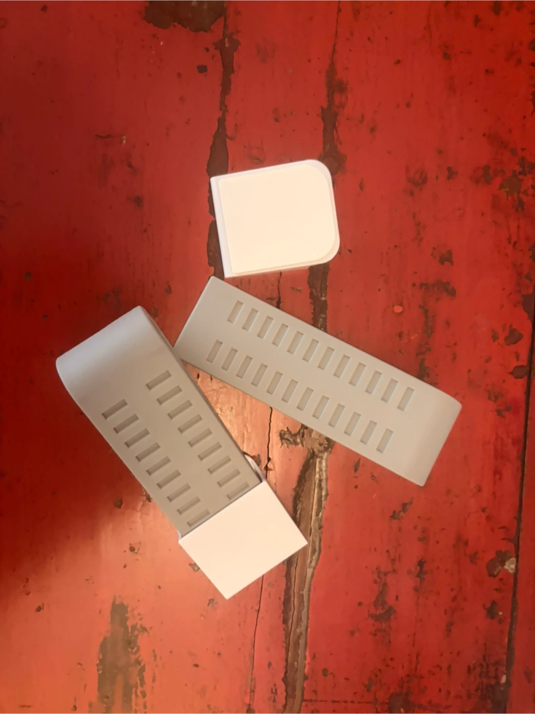 Set of Two Grey Door Wedges