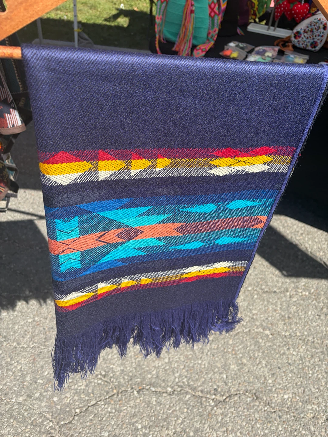 Woven Patterned Shawl