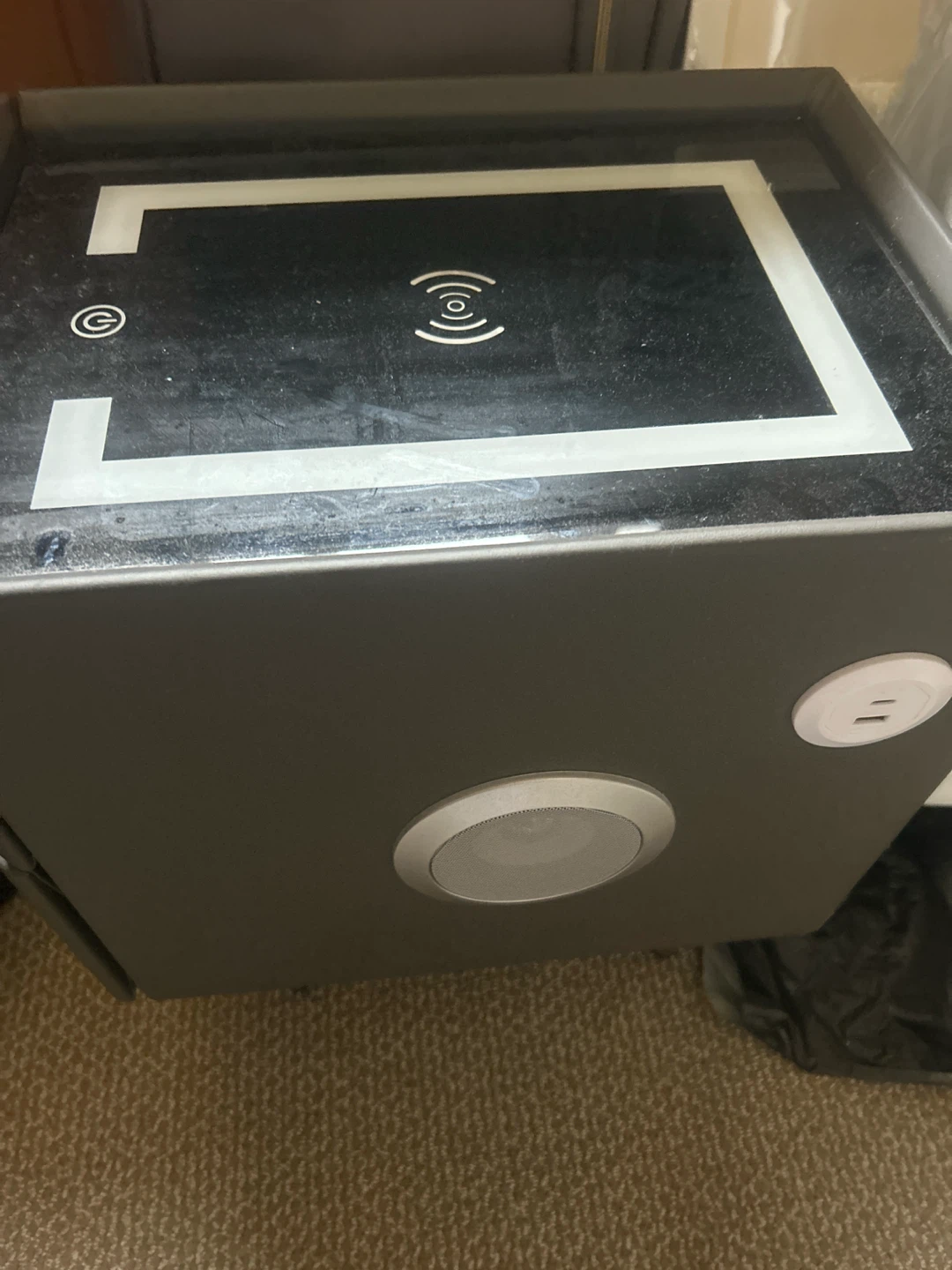 Smart Bedside Table with Wireless Charger - photo 2