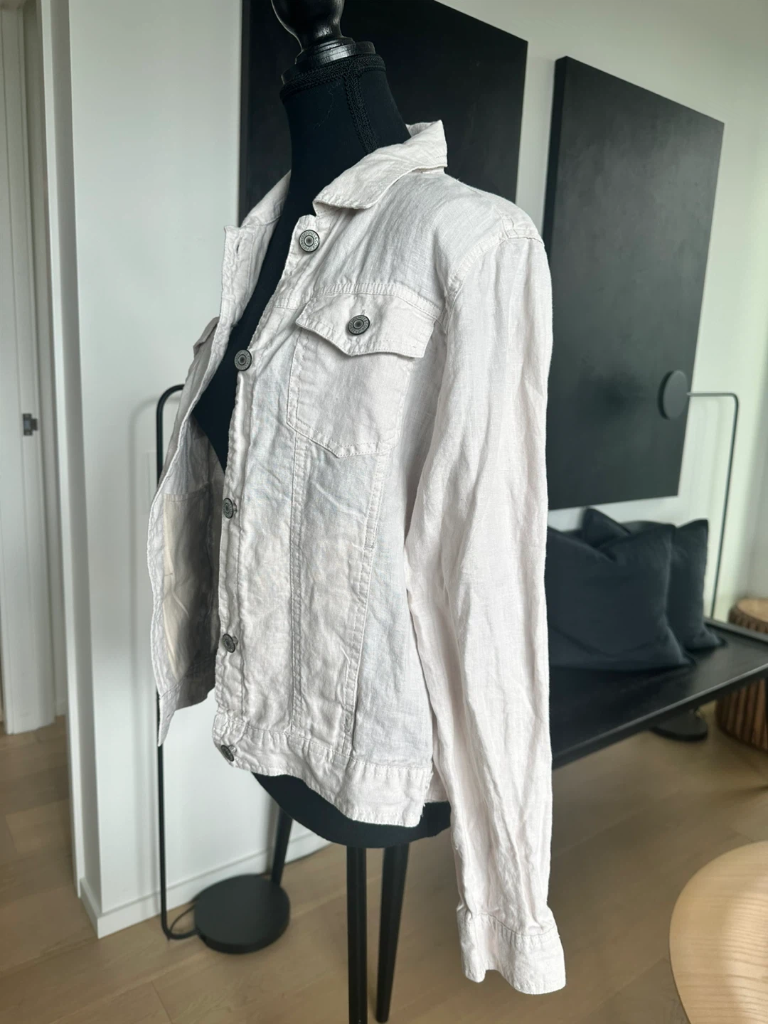 Jones Cream Linen-Blend Jacket - photo 2