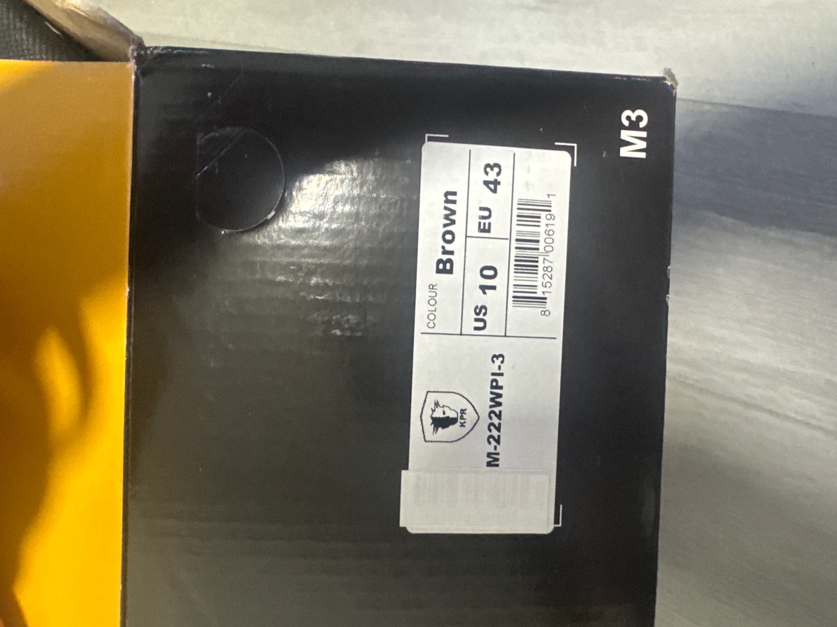 KPR Brown Work Boots Size 10 - photo 3