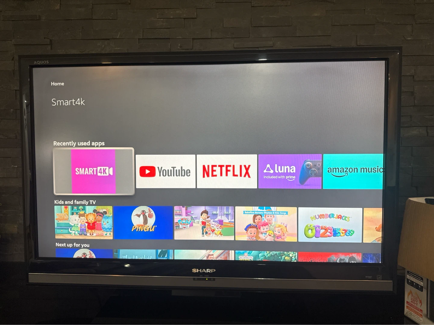 Sharp TV (not smart)