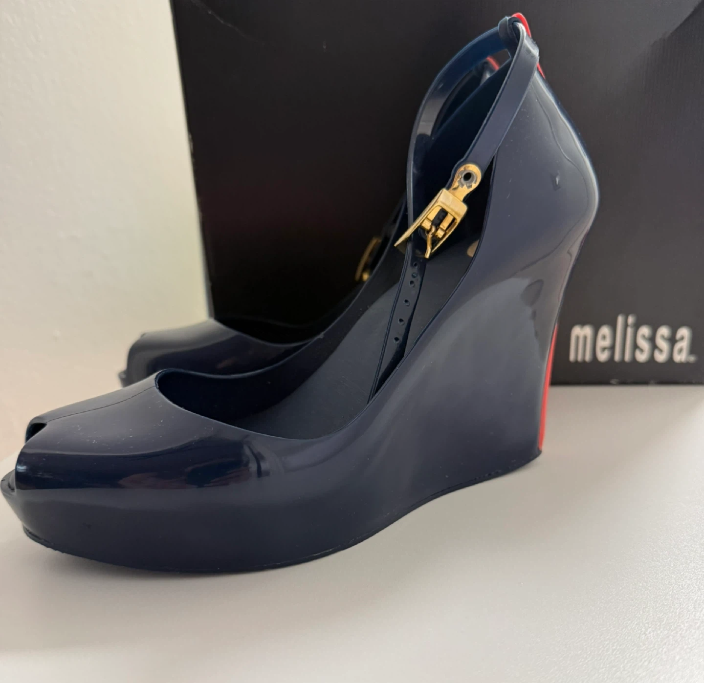Melissa Patchuli III Wedges Size 7