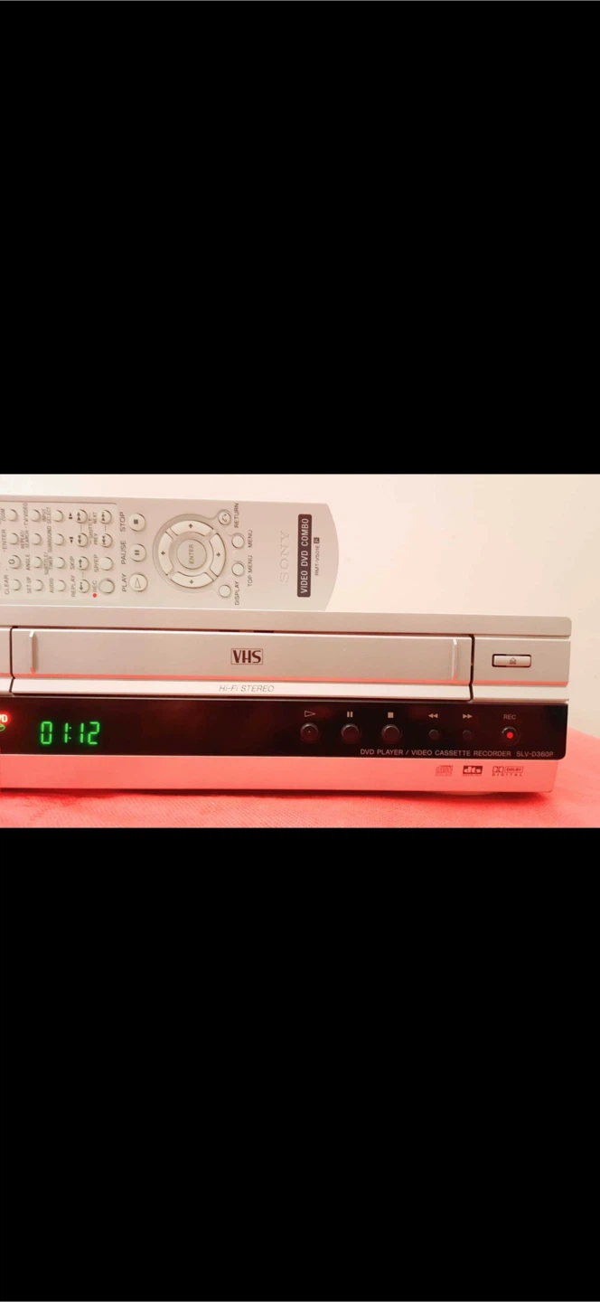 Sony SLV-D360P DVD VCR VHS Combo w/ Remote Manual - Tested - photo 2