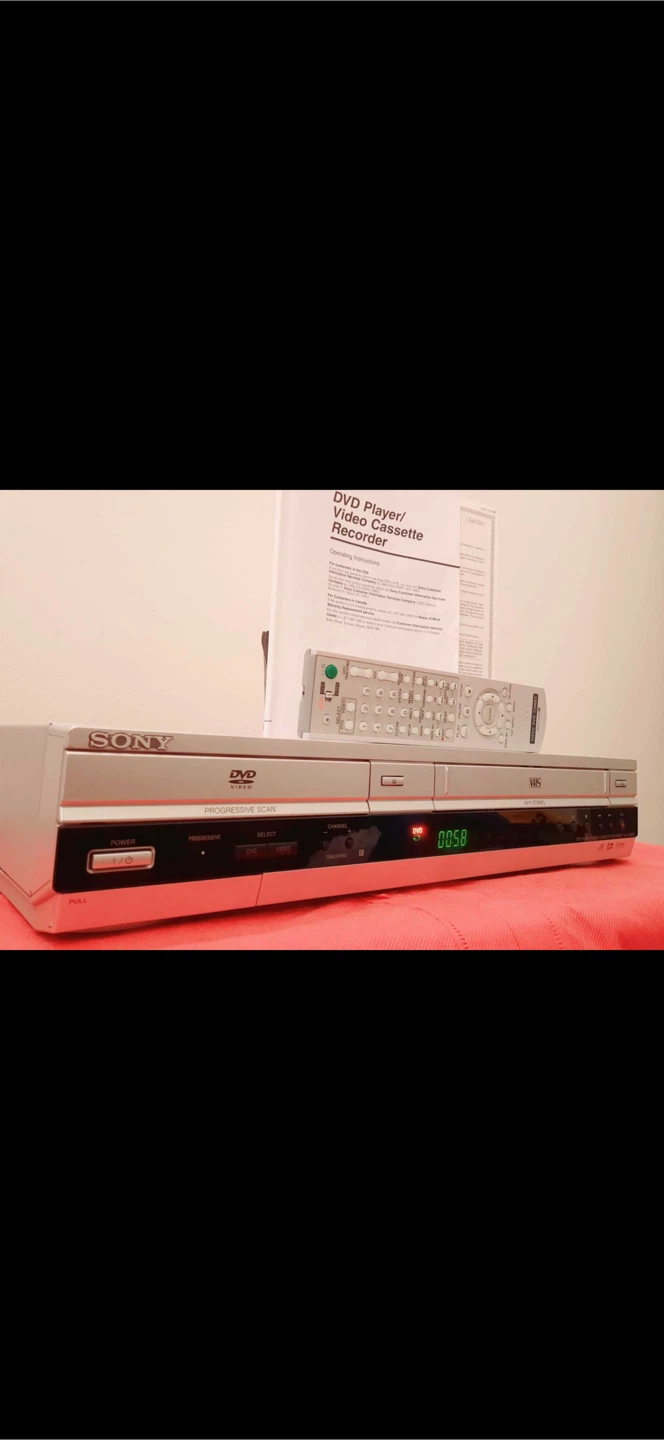 Sony SLV-D360P DVD VCR VHS Combo w/ Remote Manual - Tested - photo 3
