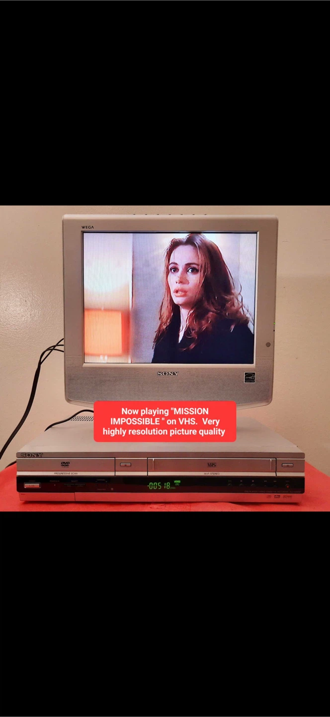 Sony SLV-D360P DVD VCR VHS Combo w/ Remote Manual - Tested - photo 4
