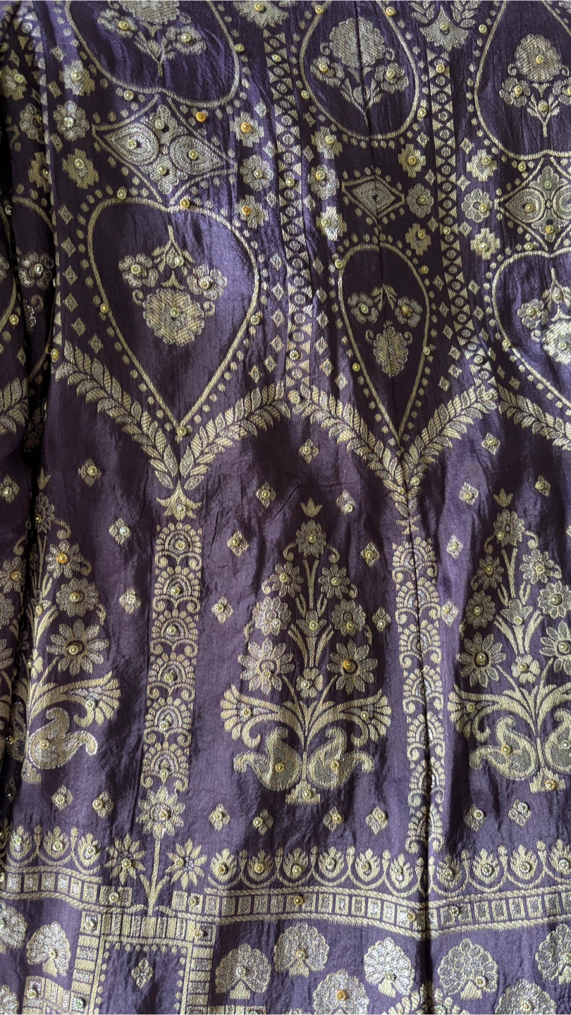 Purple Embellished Salwar Kameez - photo 5