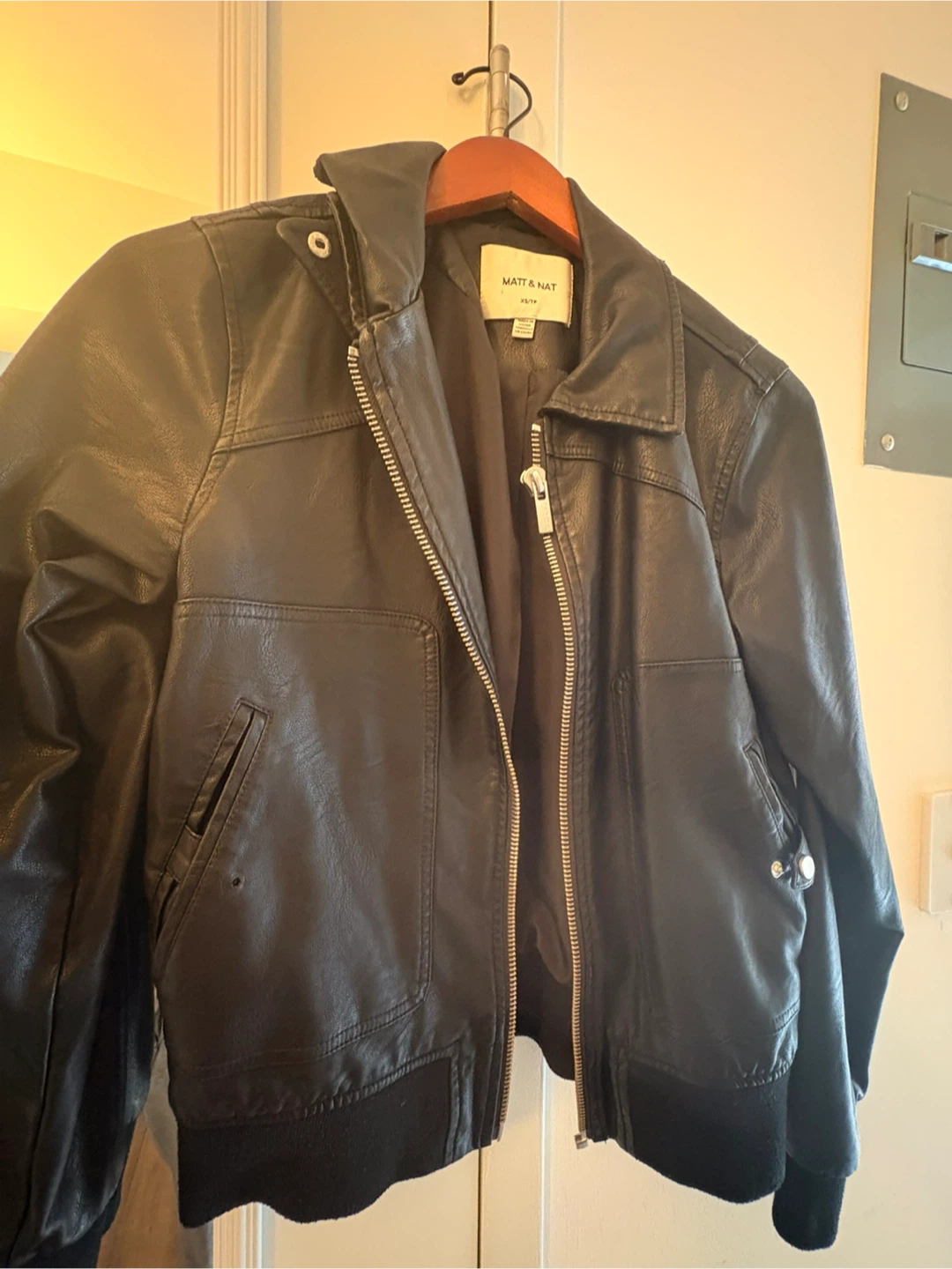 Matt & Nat Black Faux Leather Jacket