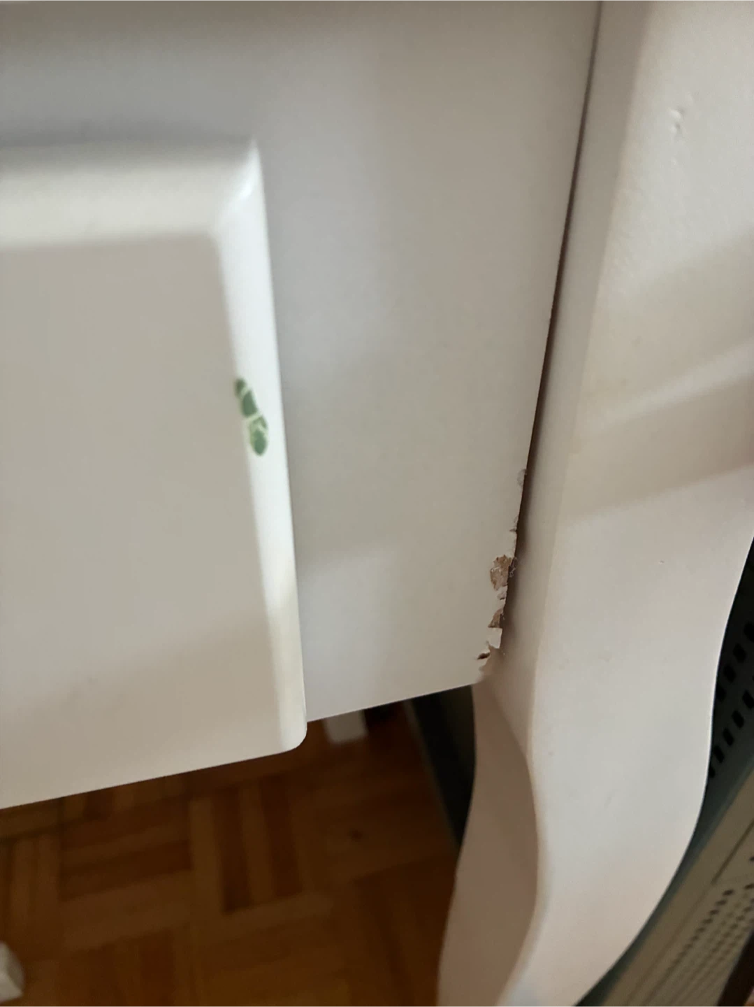 White Vanity Table with Mirror - photo 3